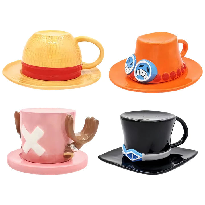 One Piece Cups (Set Of 4)