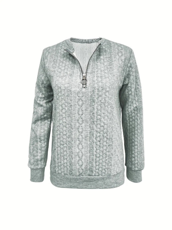 Freya | Women elegant Spring Half-Zip top