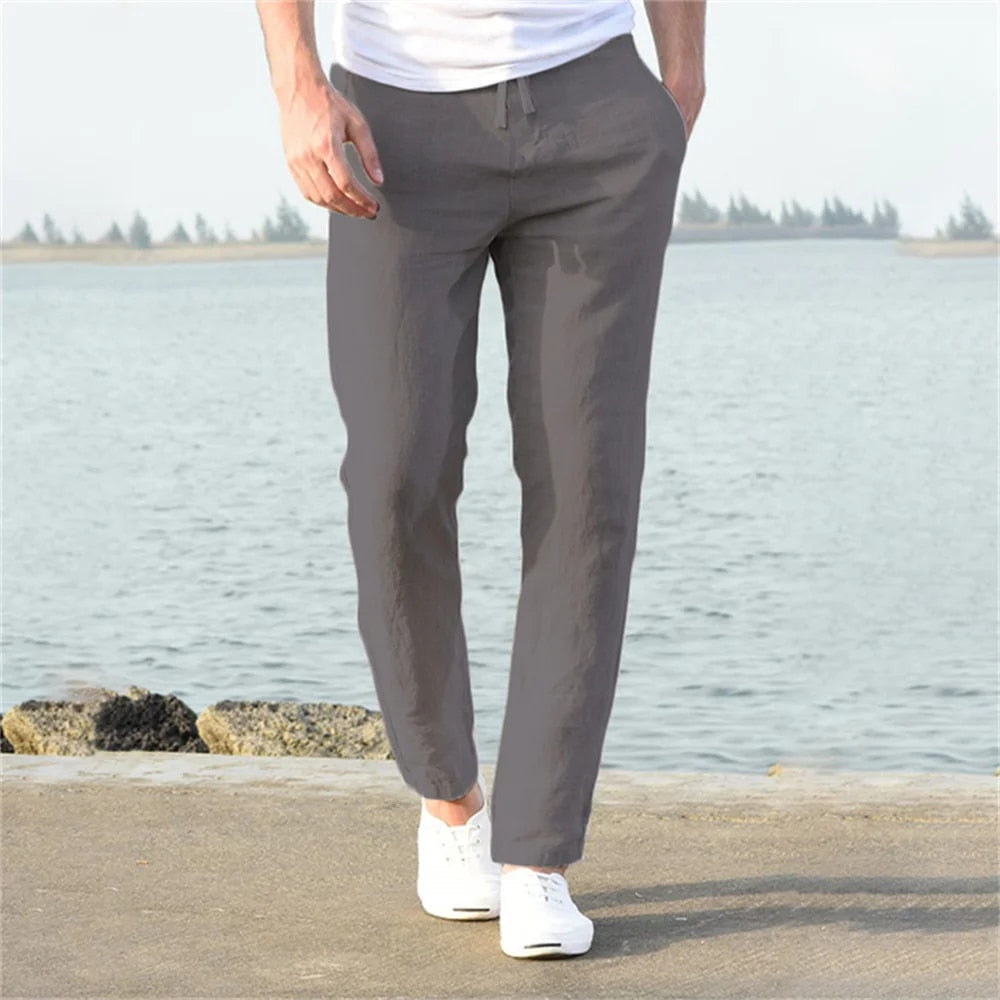 Made Gents | Casual Linnen Heren Broek | 50% Korting!