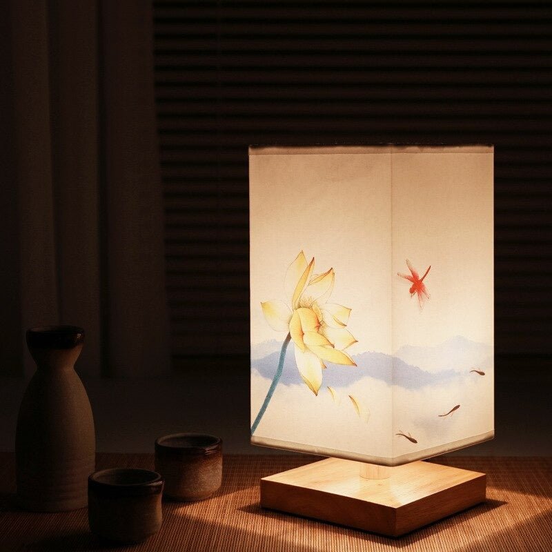 Japán-Skandináv Asztali Lámpa - HikariGlow