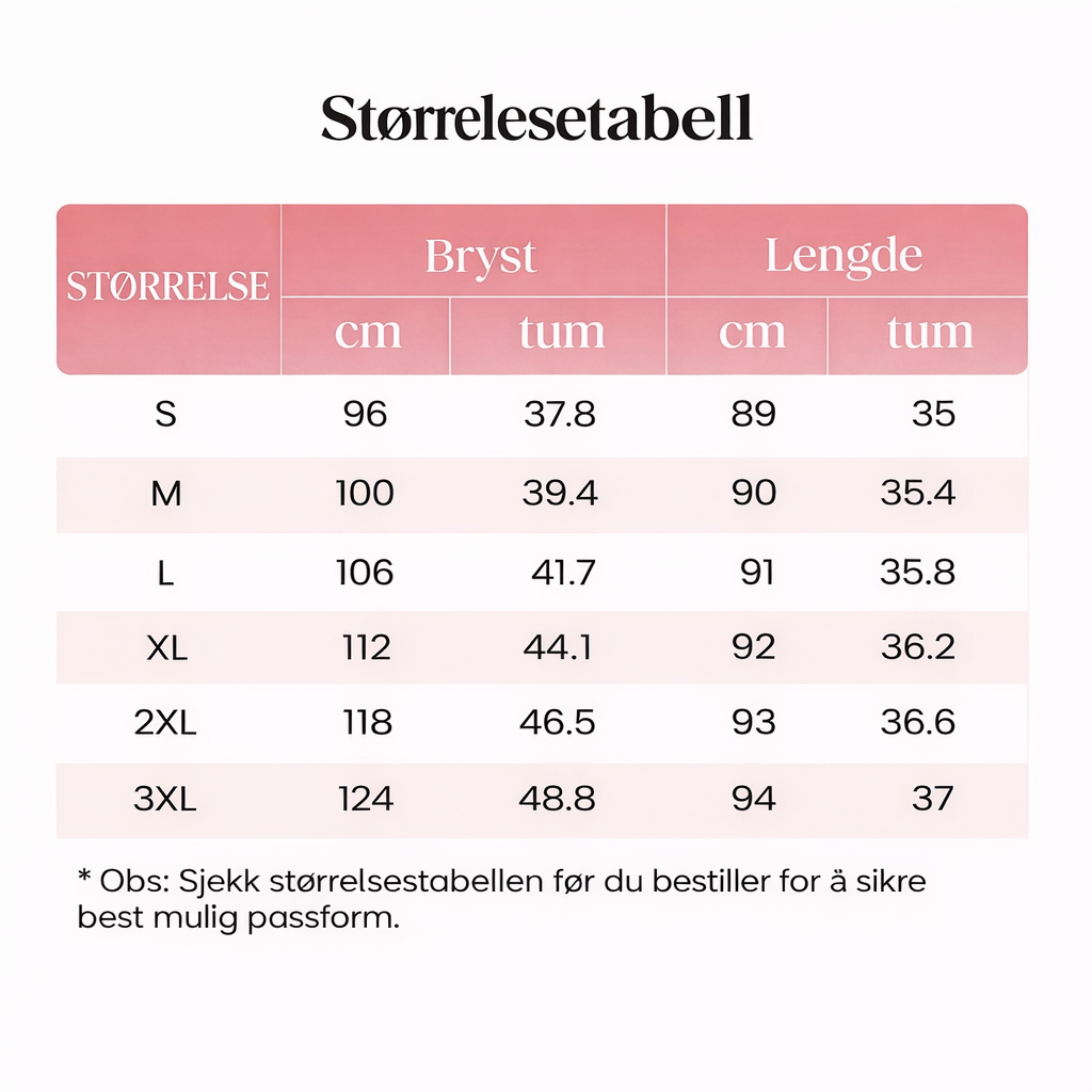 en elegant lagerklänning