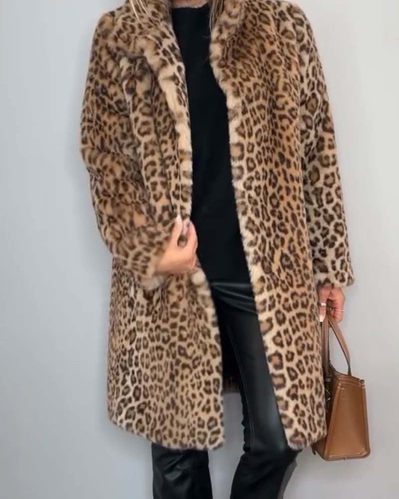 LEIA | Casaco Comprido Leopardo