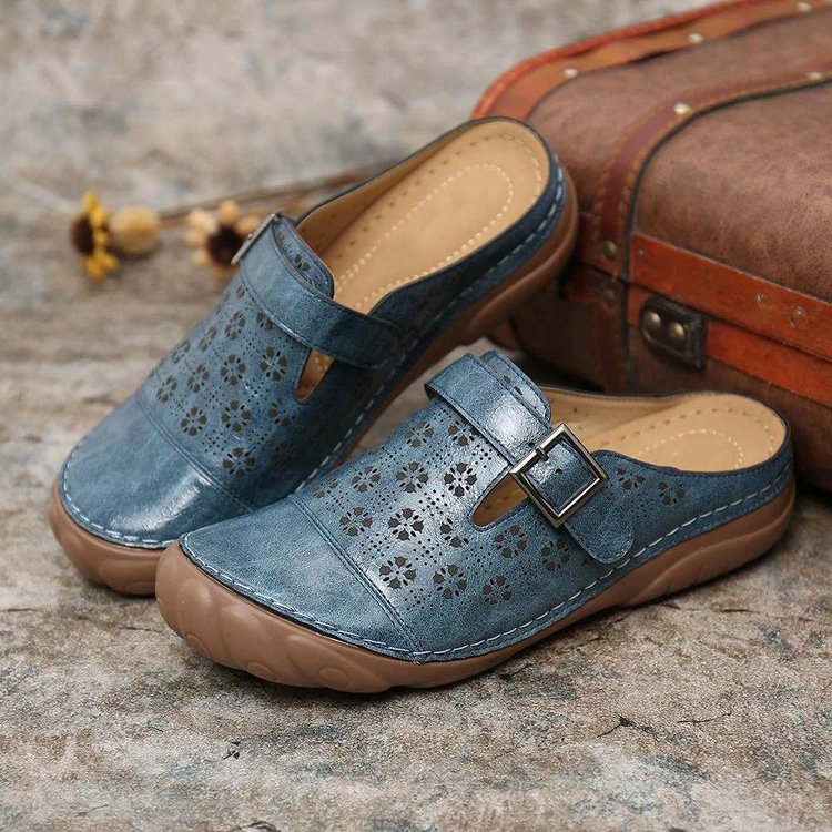 Mules en Cuir à Enfiler Femme – Sabots Confortables et Stylés