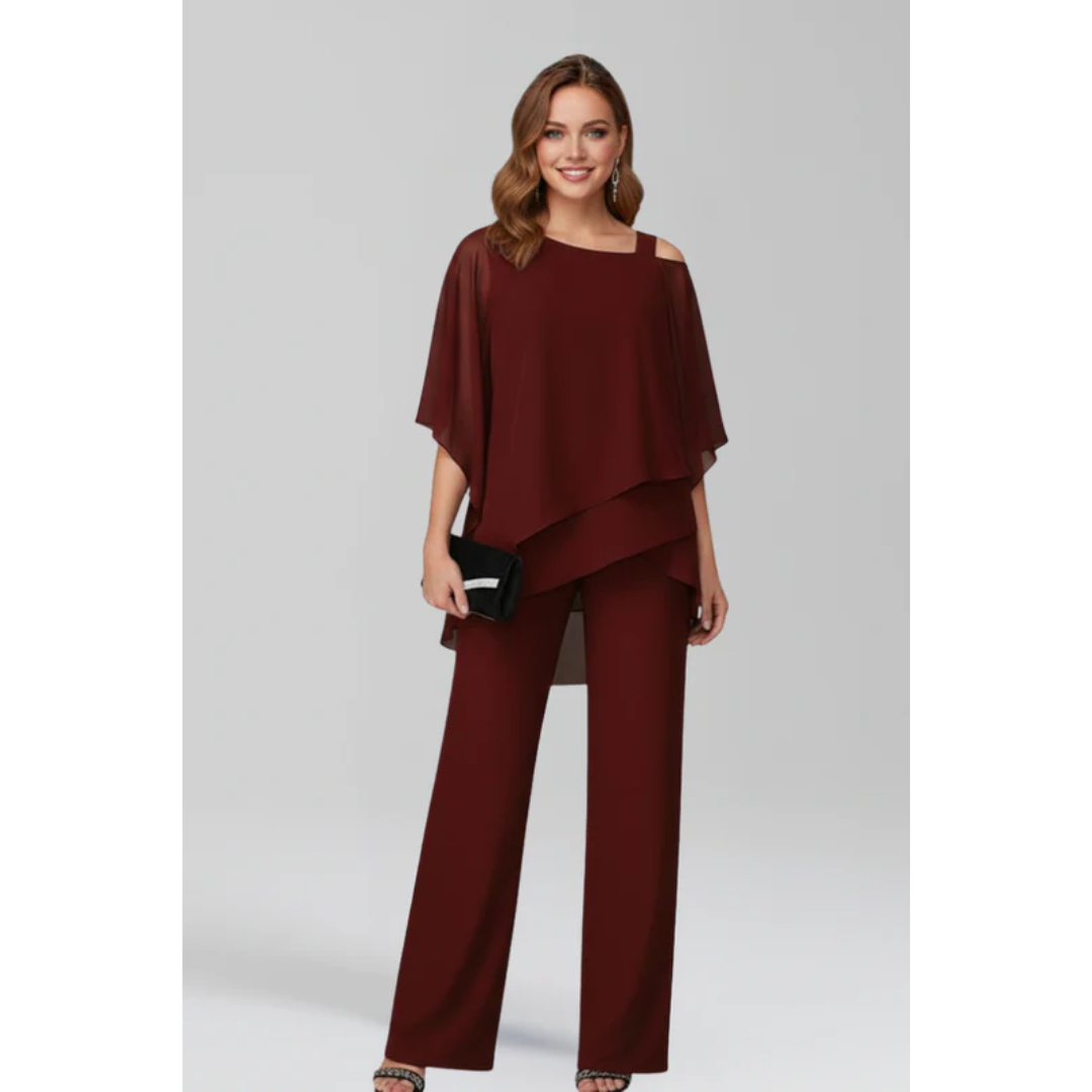 Lisbeth | Damen Jumpsuit Für Sommer Mit Cut Out Schultern