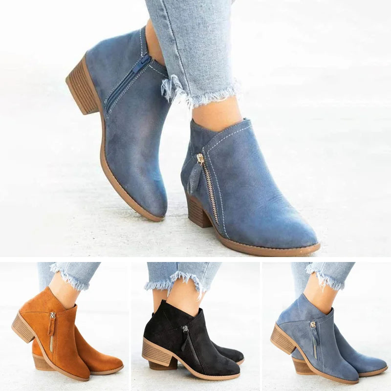 Vera - Supportive Leather Boots Women