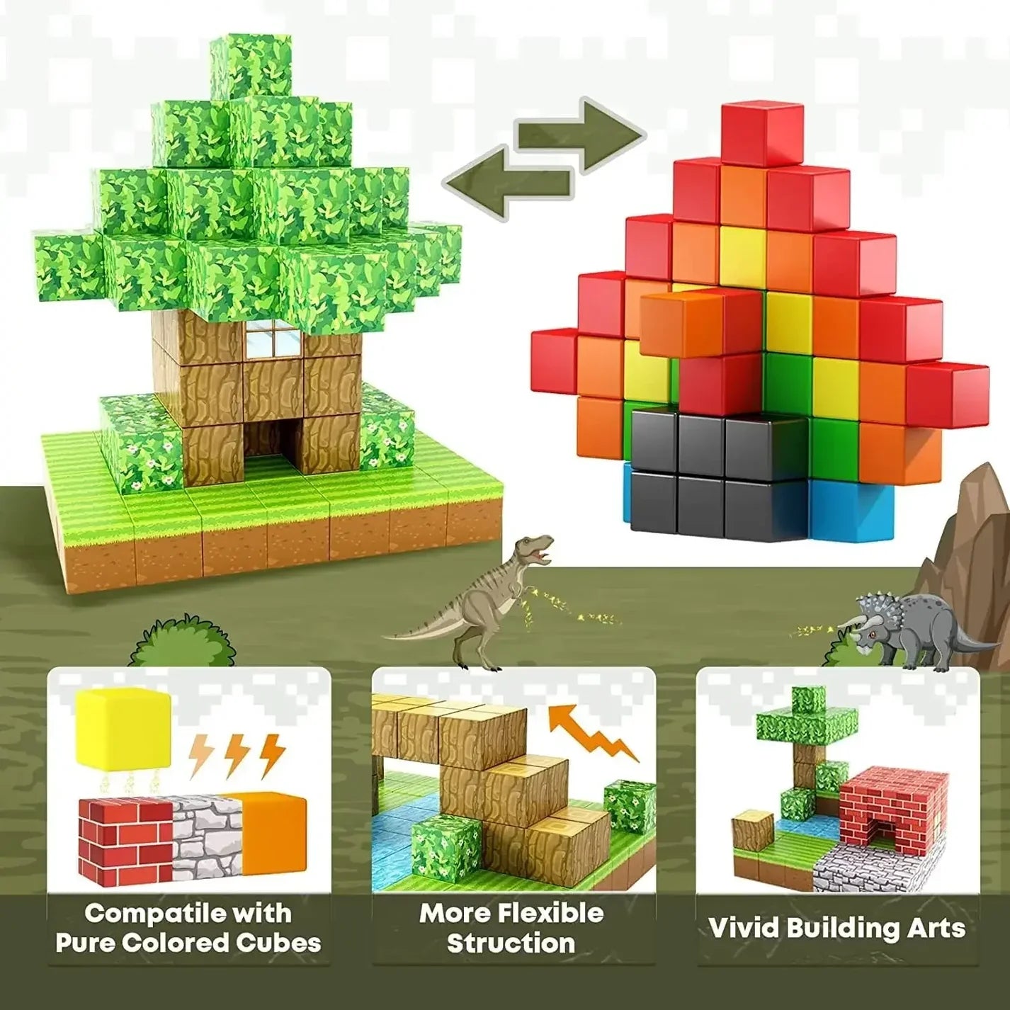 BrainCraft Forest Set (100pcs)