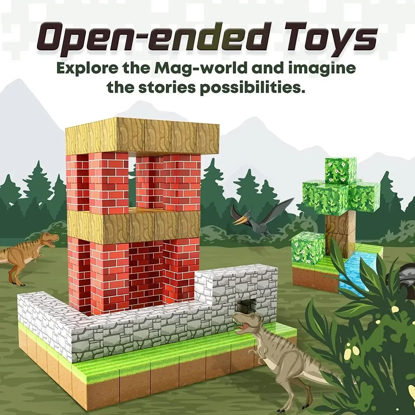 BrainCraft Forest Set (100pcs)
