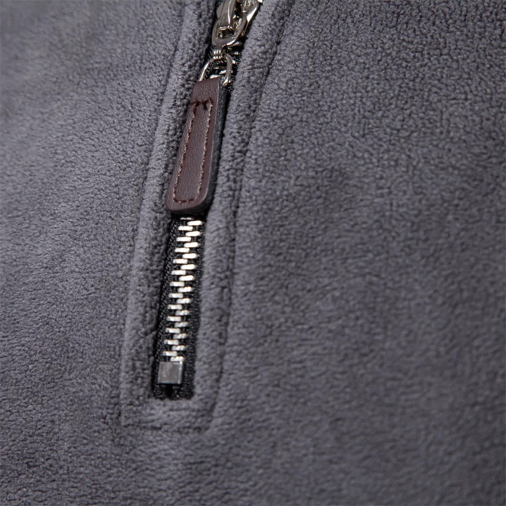 Herren Freizeit Pullover | Viertel Reißverschluss