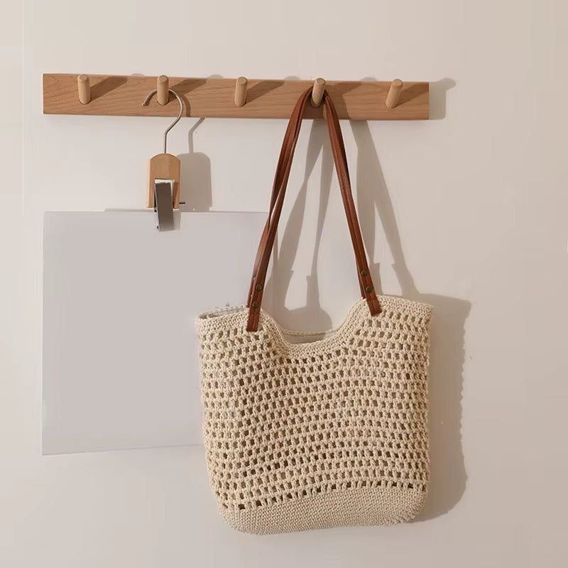Crochet Tote Shoulder Bag
