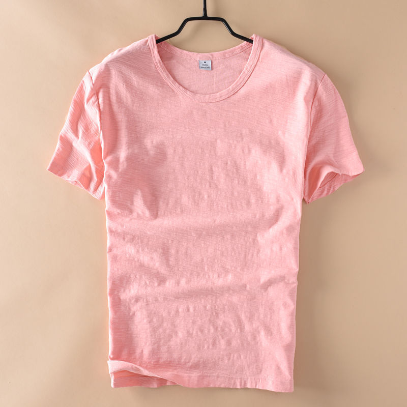 Image of Men's Rolled Sleeve Casual T-Shirt