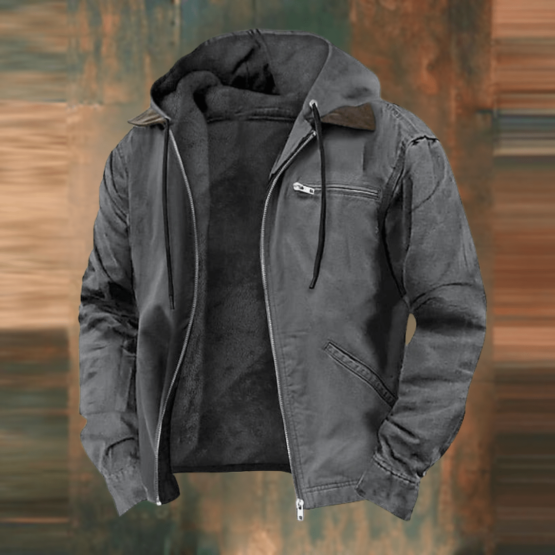 Vintage Bomber Winterjacke Herren | Kurz