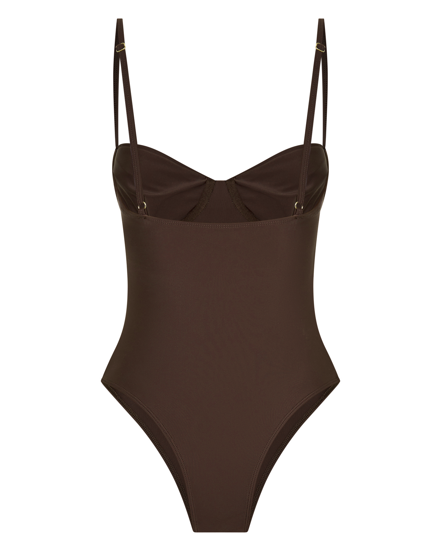 The Coastal Elegance Swimsuit Chocolate