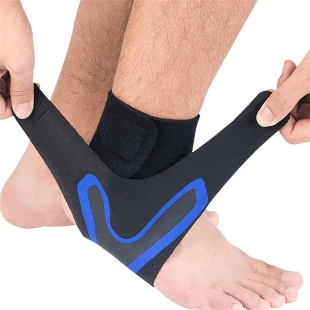 Compression Sleeve Support for Ankle with Plantar Wrap