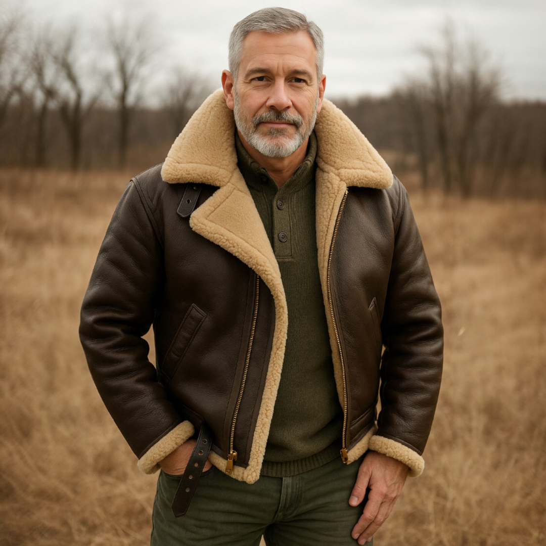 Timeless Signature Sheepskin Leather Jacket