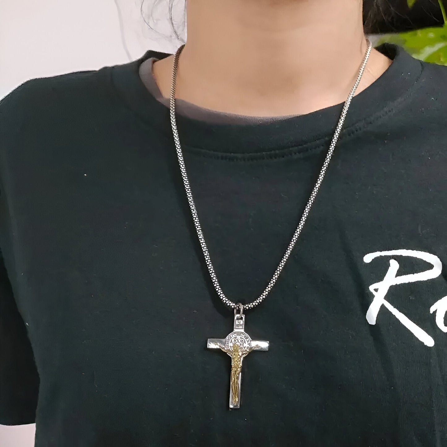 Trinitas Pendant: Exquisitely Handcrafted Crucifix - Cross of Salvation Amulet Necklace
