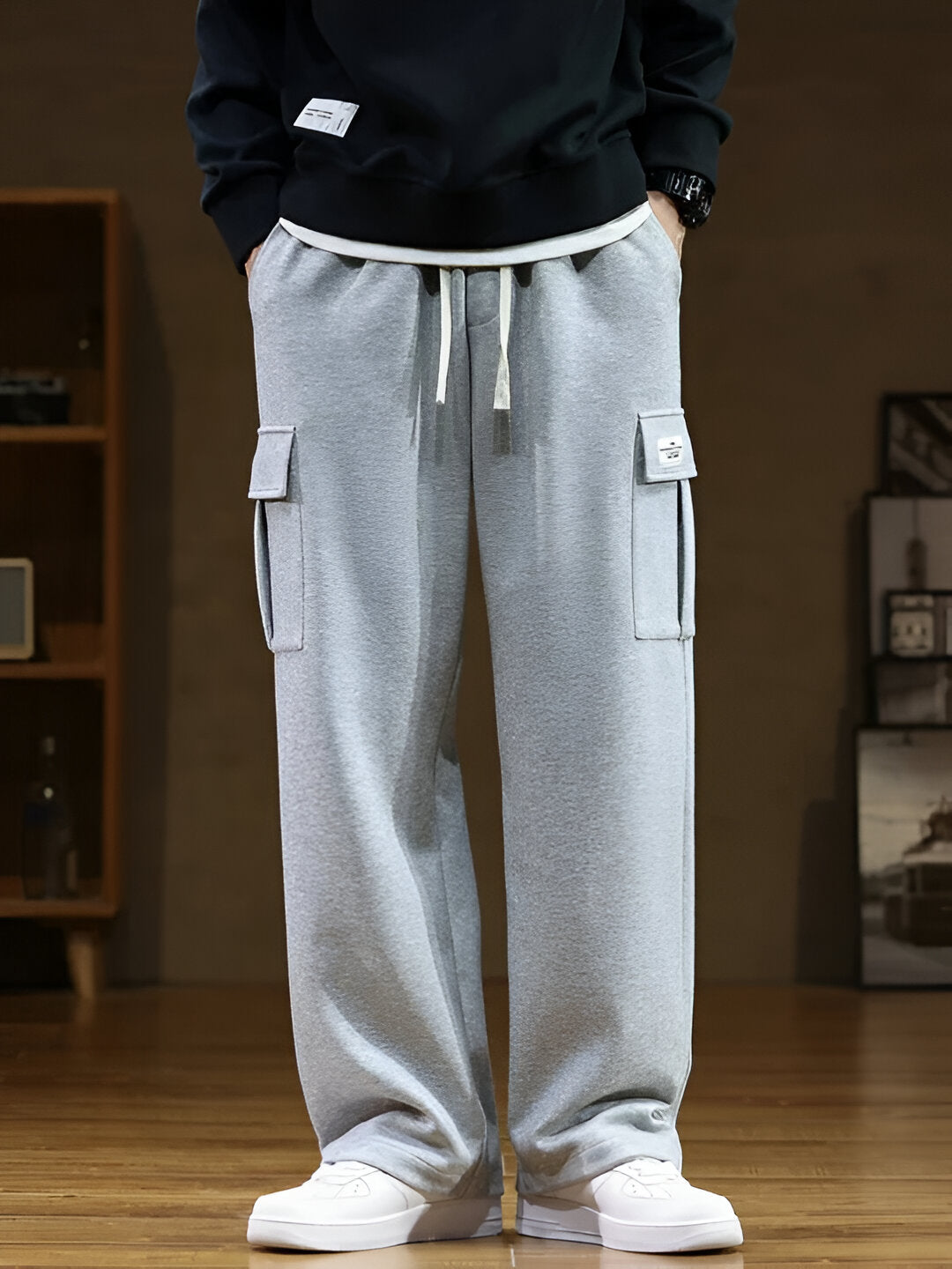 The Nordtrak® - Cleverly designed by skörten Sweden: Multi-Pocket Cargo Style Cotton Sweatpants