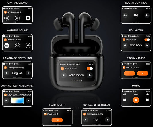 Elitsound One S20 Pro by JesseVance Audio - Touch Based Noise Cancelling  IPX5 Water Resistant TWS Earbuds