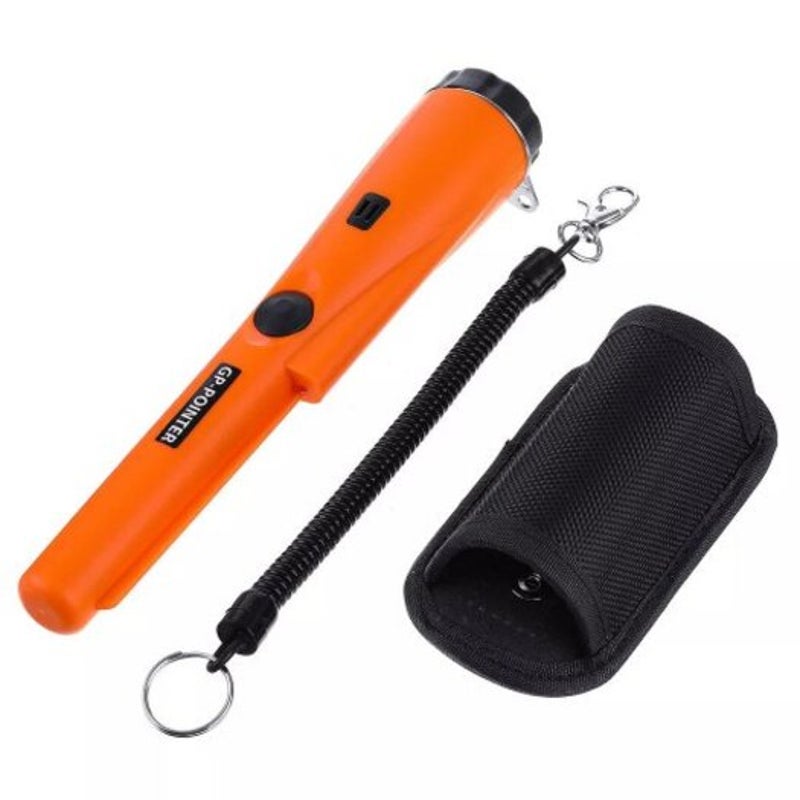Handheld Metal Detector Waterproof Pinpointer Pumpkin Orange