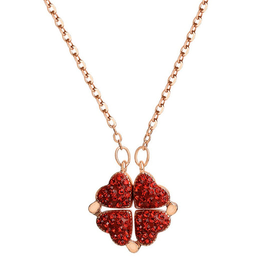 Four Leaf Love Necklace
