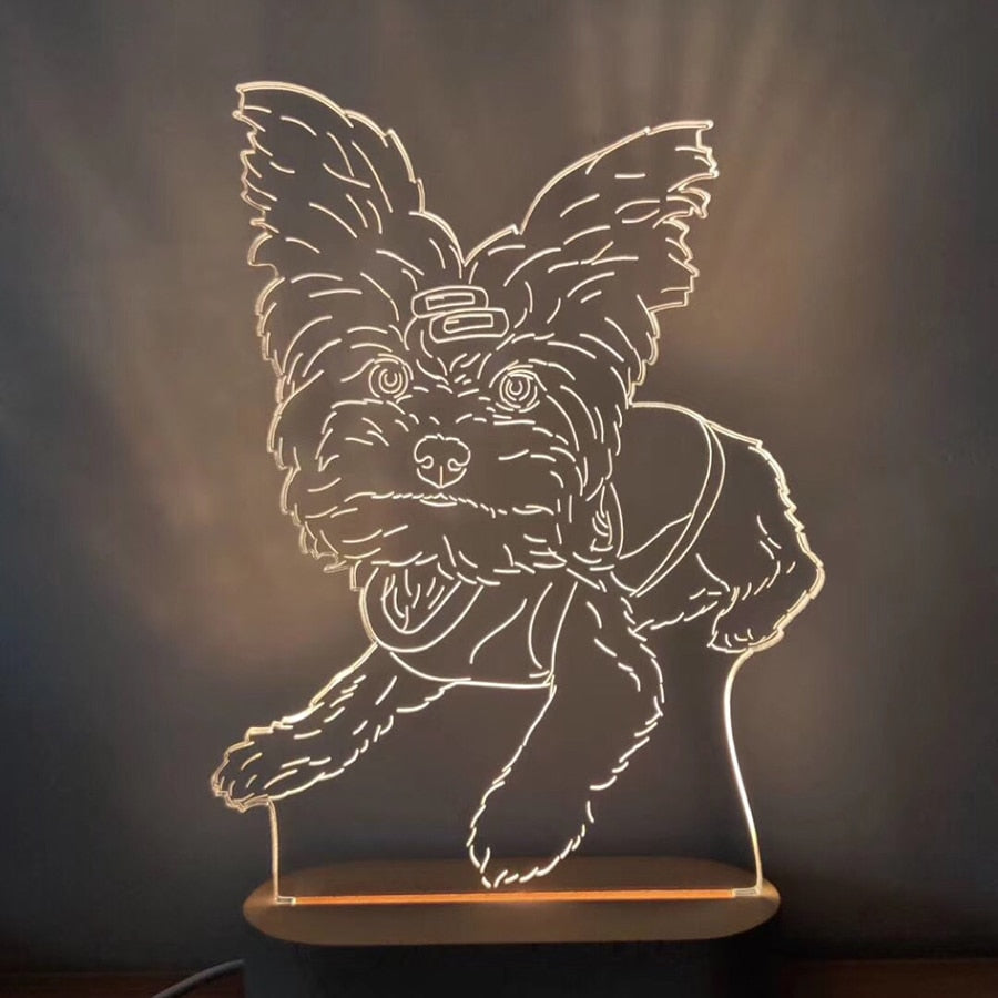 Nightly Wish Custom 3D Lamp™