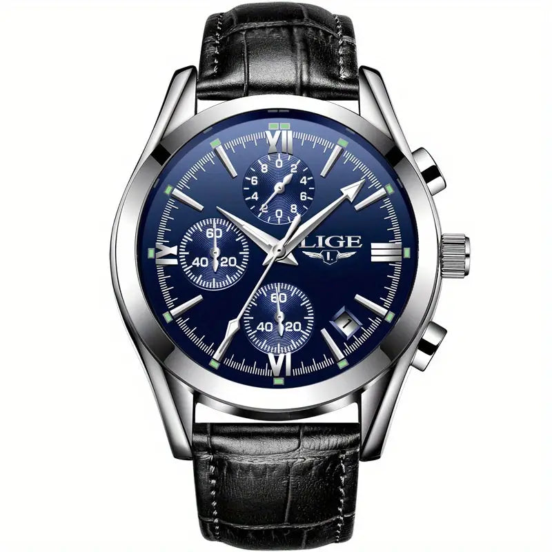 Ethan - Luxe militair horloge met precisie en robuuste elegantie