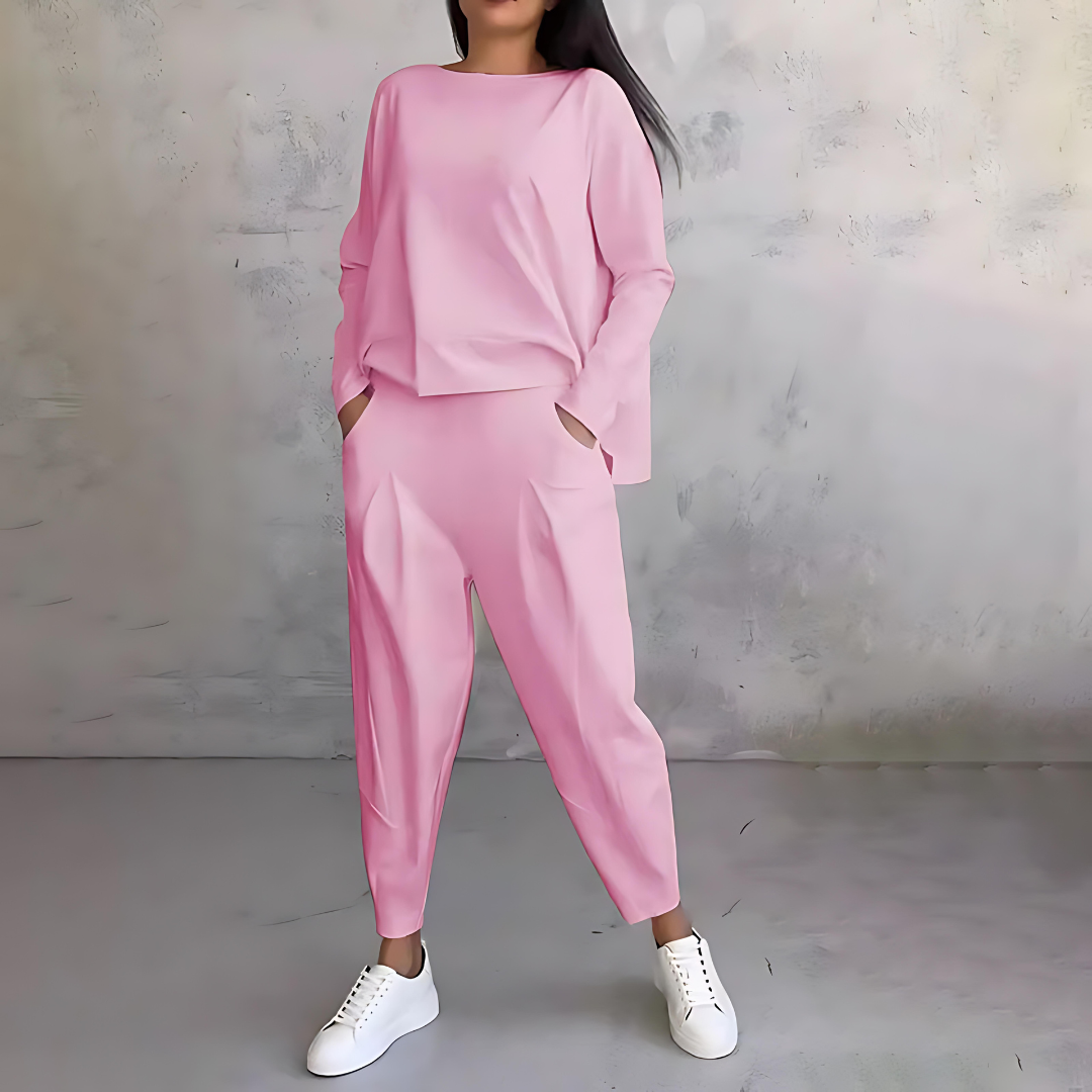 Maya | Women casual Loose-Fit top i pants