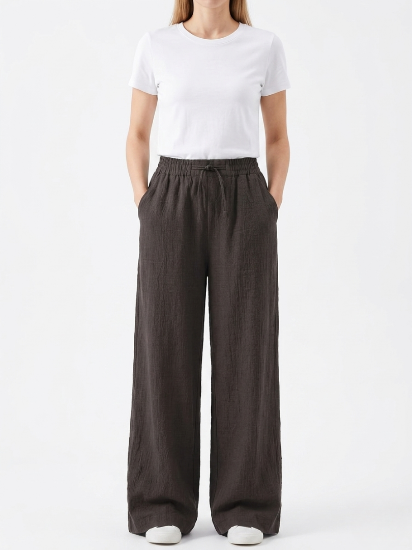 Sienna | Linnen Wide Leg Broek