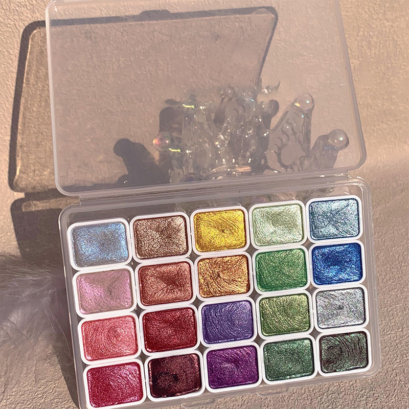 AcrylicPalet™ | Sparkling colours that bring watercolours to life (20 colours)