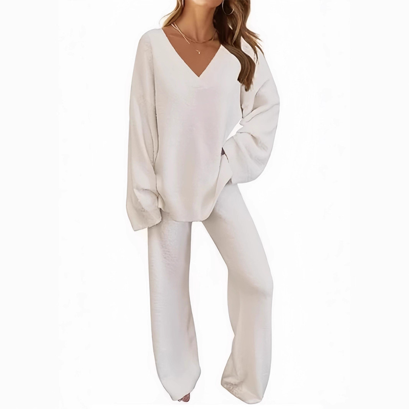 Carla™ V-Neck Long Sleeve Sweater & Pants Set