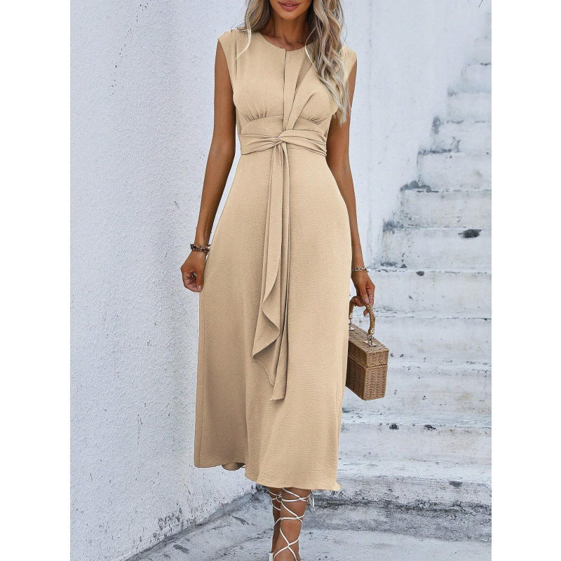 Edtha | Elegantes Midi-Kleid mit Taillenband