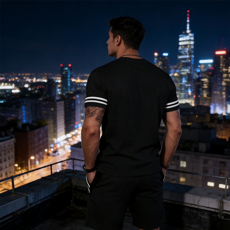Eliano | Sportliches 2-teiliges Set mit T-Shirt und Shorts