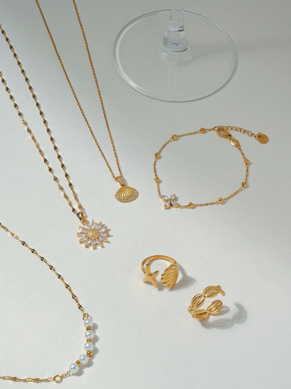 Tournesol – Collier en or éclatant