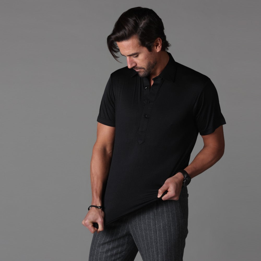 Made Gents | Stijve Kraag Polo | 50% Korting!