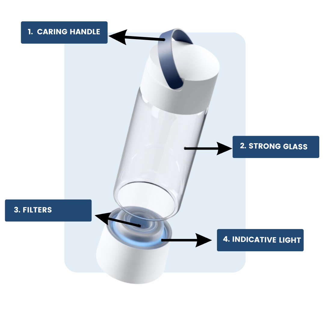 PuraHydrogen Pro Water Bottle