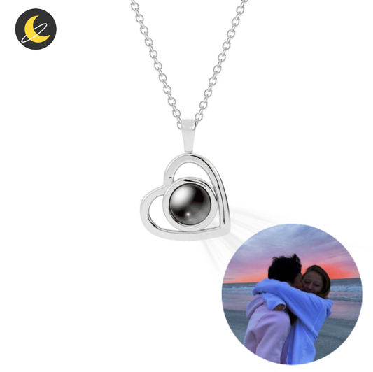 Custom Heart Projection Necklace