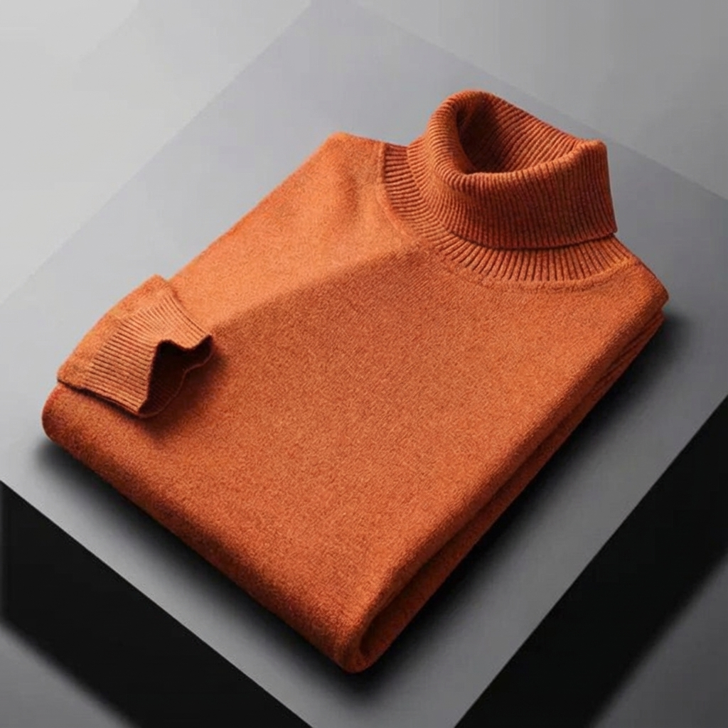 Aurel – Suéter de Cashmere con Cuello Alto