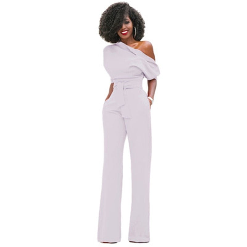 Women's Off-Shoulder Jumpsuit
