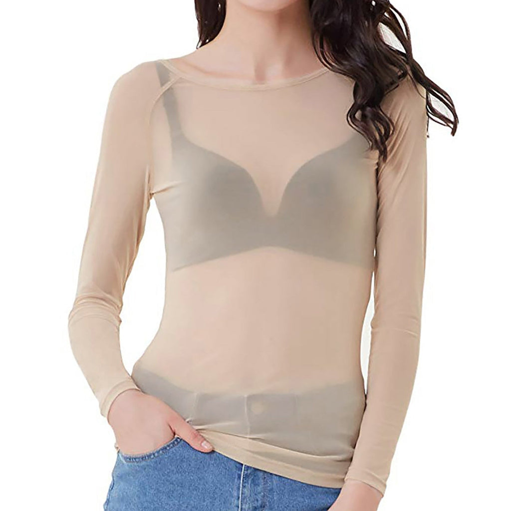Women’s Sheer Mesh Top | Elegant Fit & Soft Feel