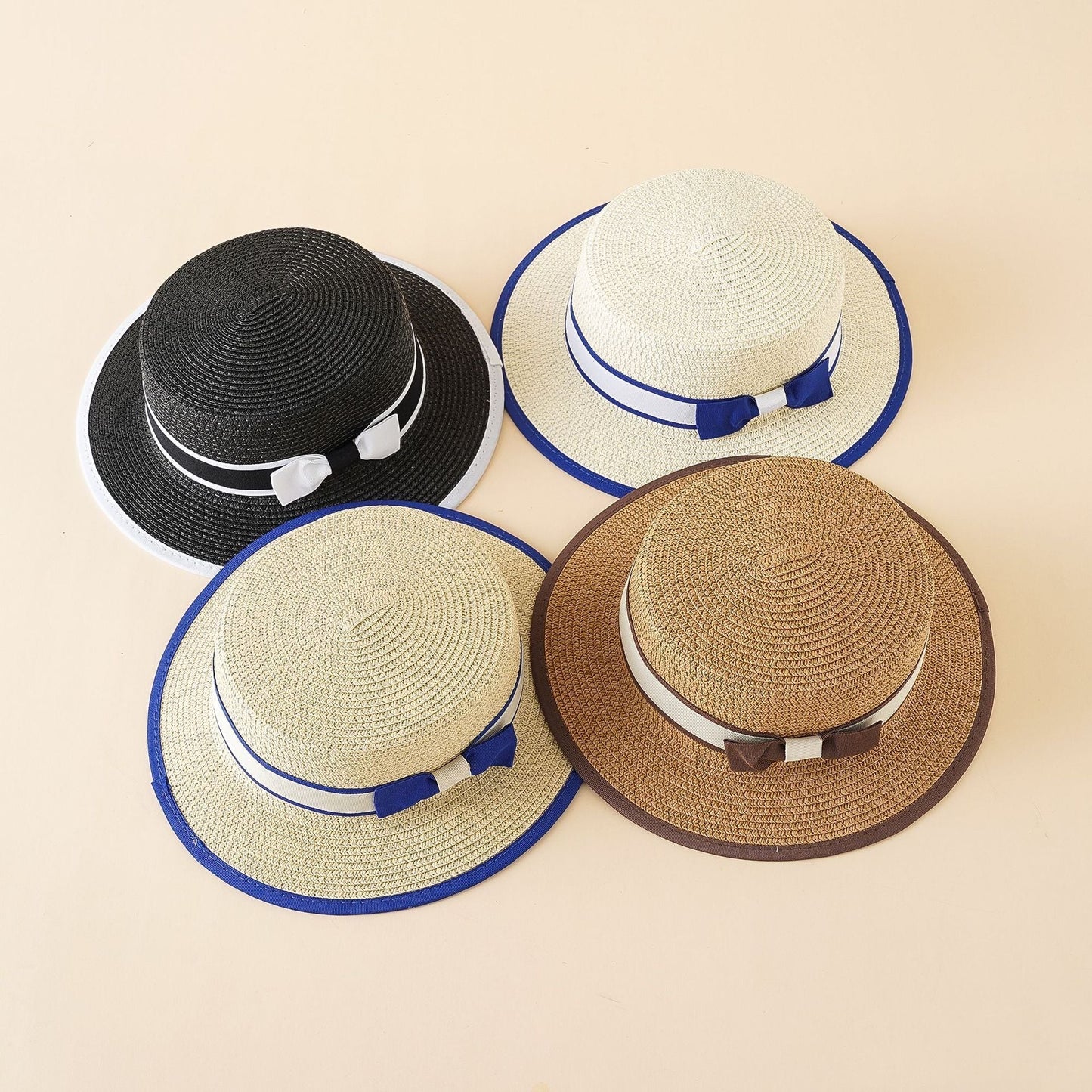 Sterling Women's Sun Protection Bowler Hat™ Straw Bow Detail
