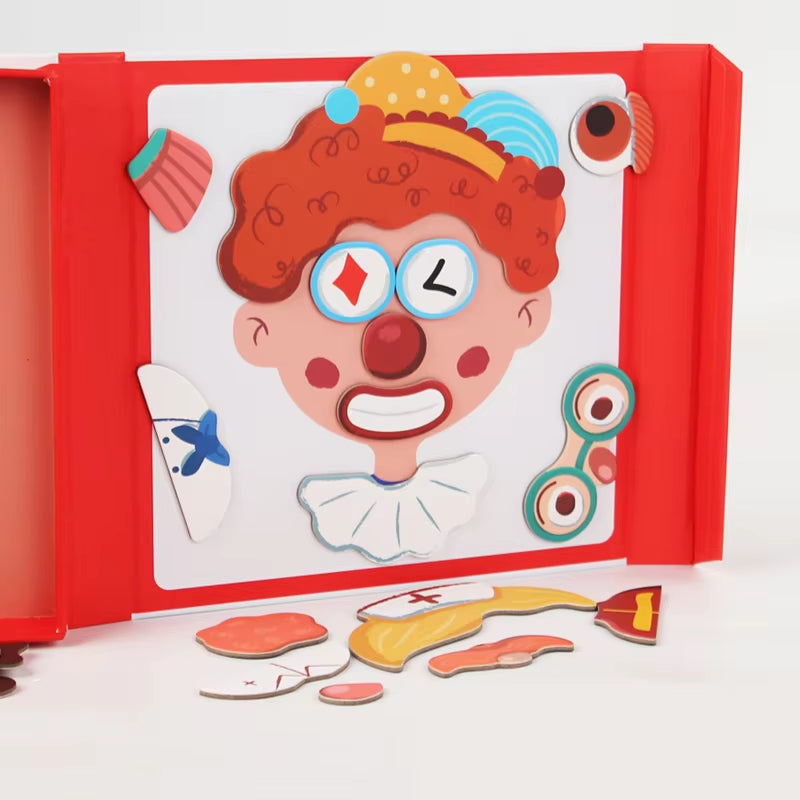 Leer Puzzel: Gezichtsuitdrukkingen voor Kinderen
