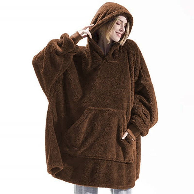 SnuGrrs Oversized Teddy Hoodie
