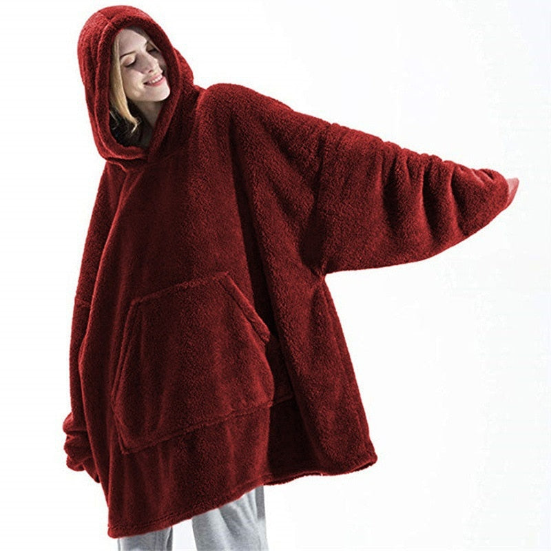 SnuGrrs Oversized Teddy Hoodie