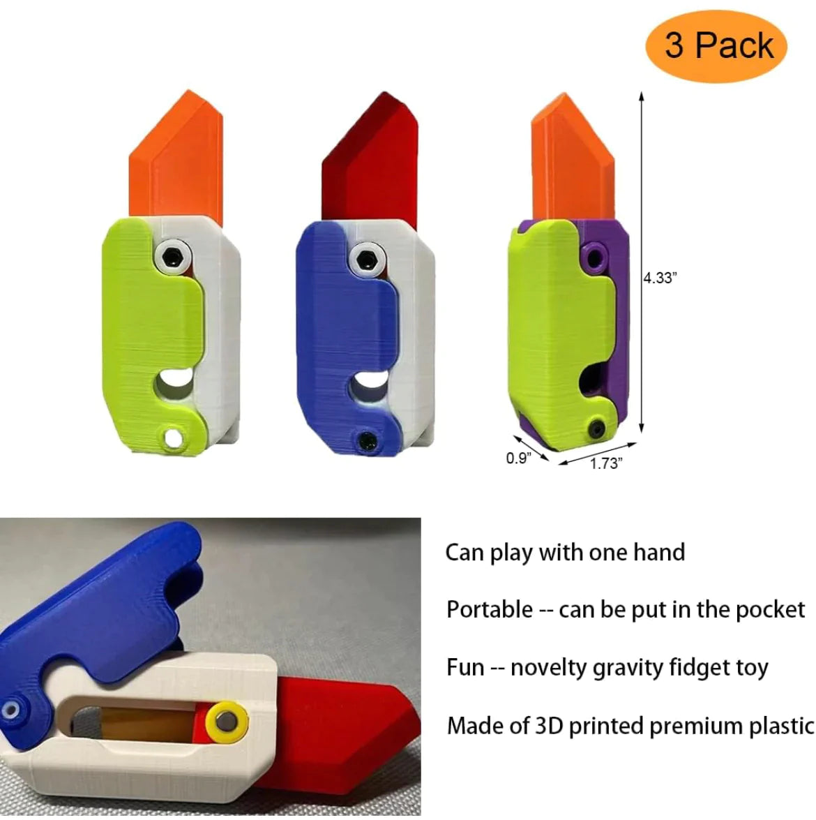 3D Fidget Knife