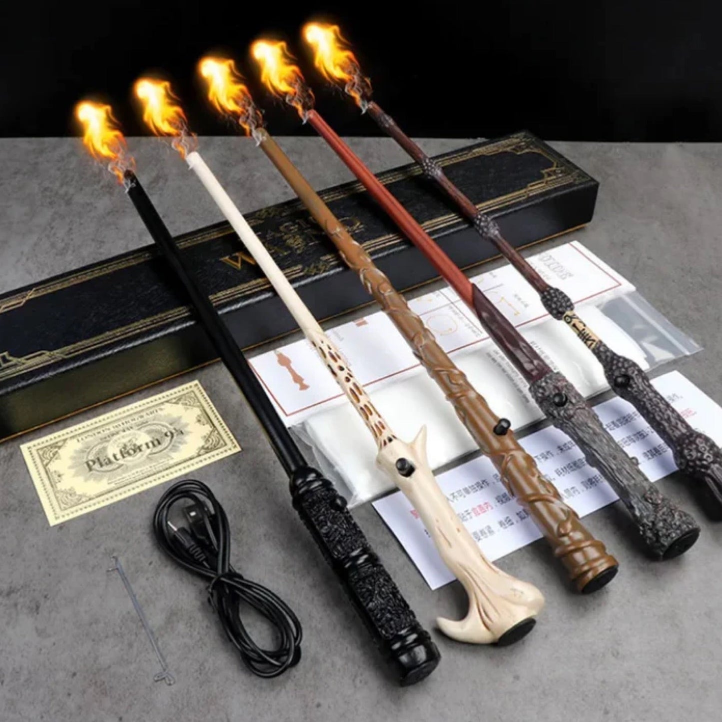 The Flaming Wand