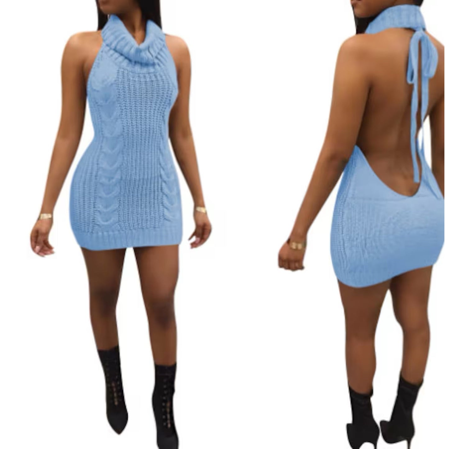 Backless Virgin Killer Sweater