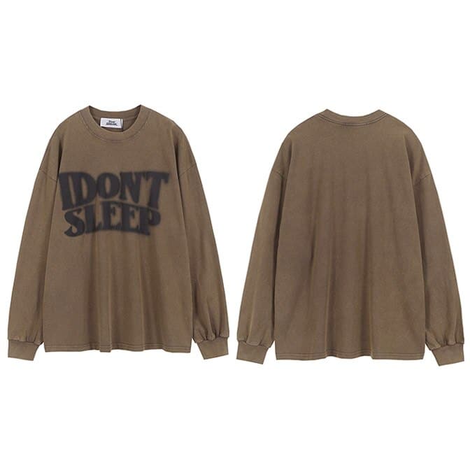 I Don't Sleep Long Sleeve Tee