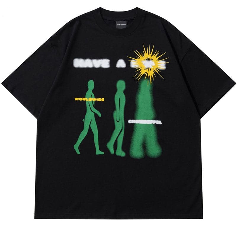 Blurred Worldwide Tee
