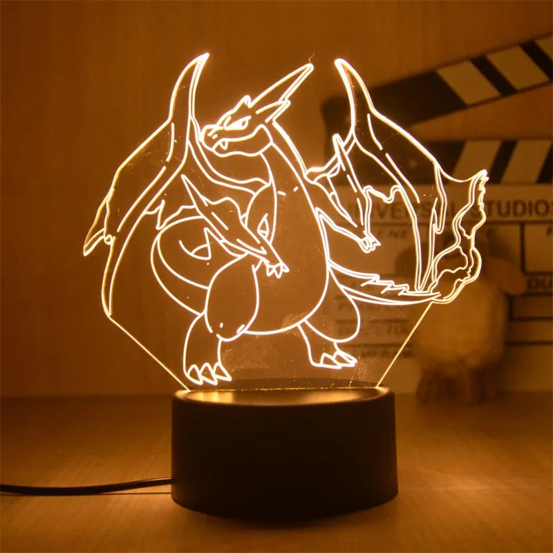 Pokemon Pikachu Led 3D Night