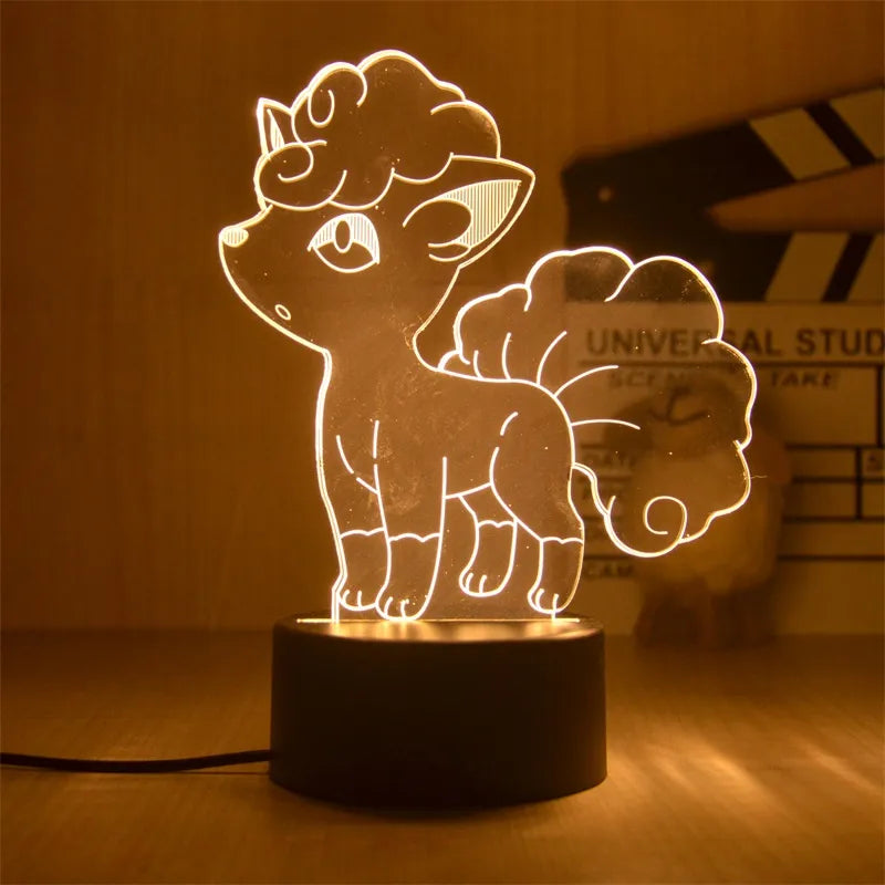 Pokemon Pikachu Led 3D Night