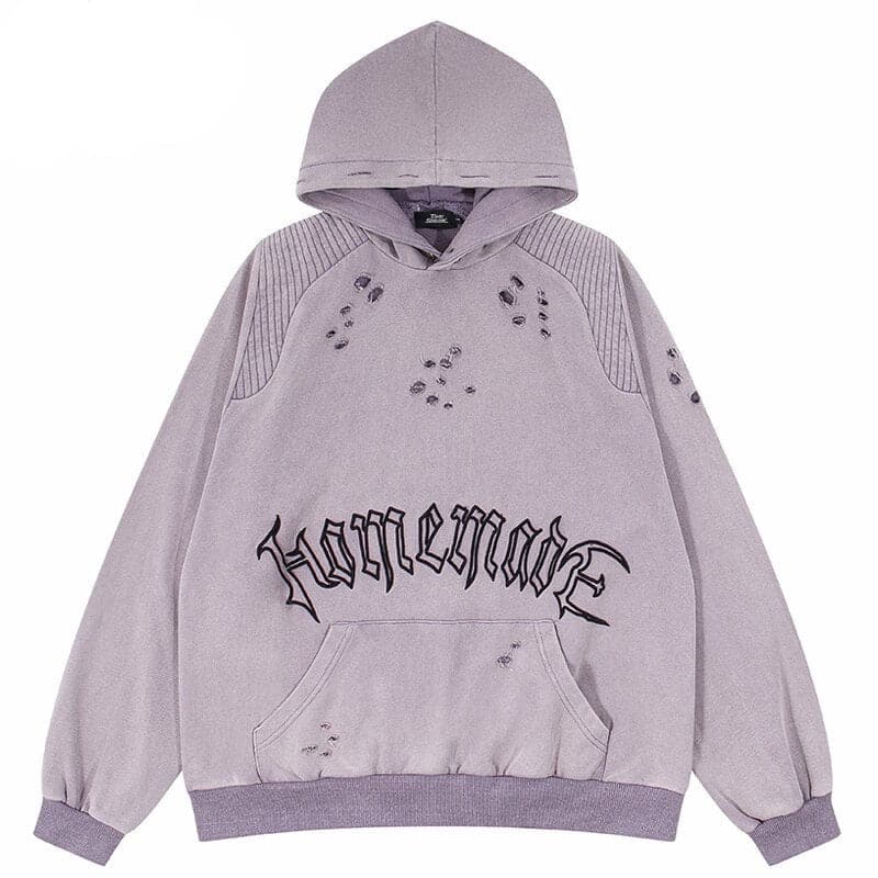 Ripped Homemade Hoodie